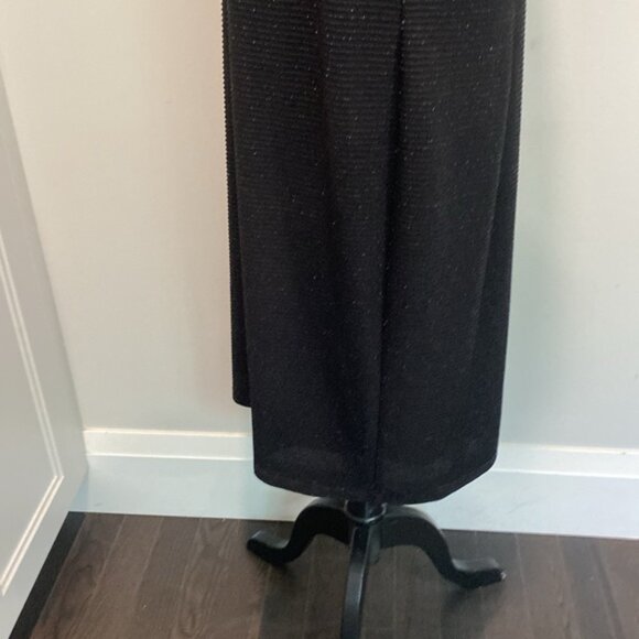 Frank Lyman Black Sleeveless Dress Shimmering Size 18 - Picture 12 of 12